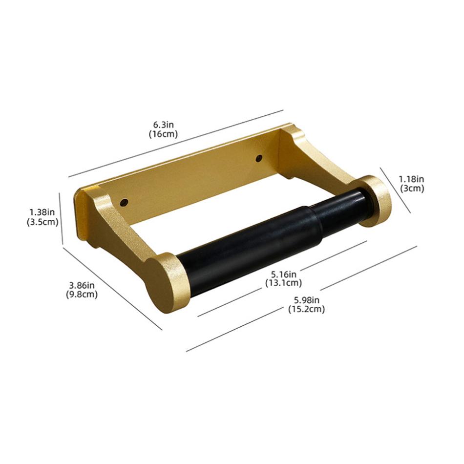 

Держатель для туалетной бумаги на клейкой основе для кухни, ванной, алюминиевый, матовый, золотой, черный, серебристый, подставка для туалетной бумаги, вешалка для полотенец, полка для рулонов салфеток