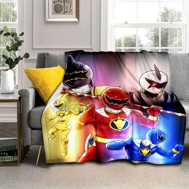 1pcPower Rangers Blanket - Soft and Comfortable for All Seasons - Perfect Gift for Fans of