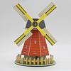 1 Set 3D Puzzle Praktische Fähigkeit Dekoratives Papier Windmühle Haus Puzzle Spielzeug Geburtstagsgeschenke