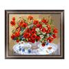 HC 5D DIY Full Resin Diamond Animal Cross Stitch Round Diamond Embroidery Flower Bloom Diamond
