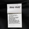 MIUMIU [Good condition/Domestic regular] Single-breasted beaded collar coat 40 beigeUsed