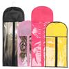 Wig Storage Bag: Non-Woven, Dustproof, Transparent with Zipper & Hanger