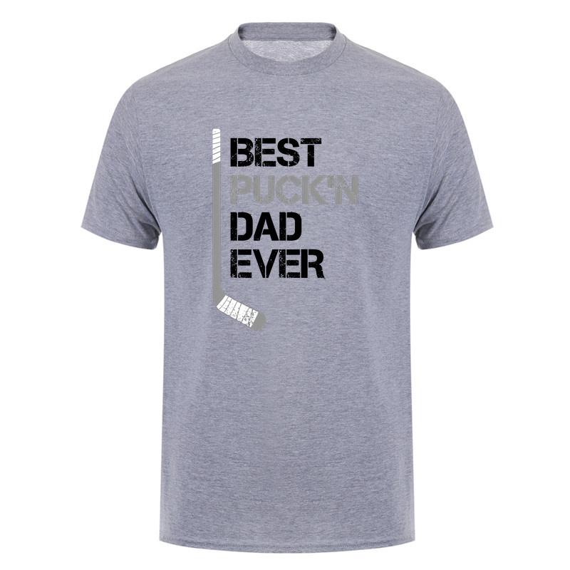 Funny Fathers Day Hockey Dad Best Puckin Dad Ever T Shirt Dad Gift Tshirts Sports Gift Da687