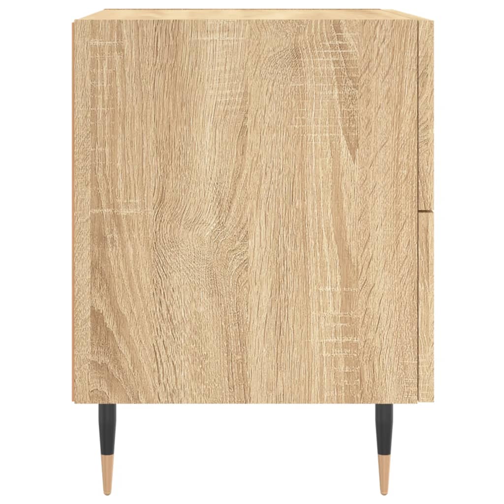 Vidaxl Szafka Nocna, Dąb Sonoma, 40X35X47,5 Cm Materiał Drewnopochodny