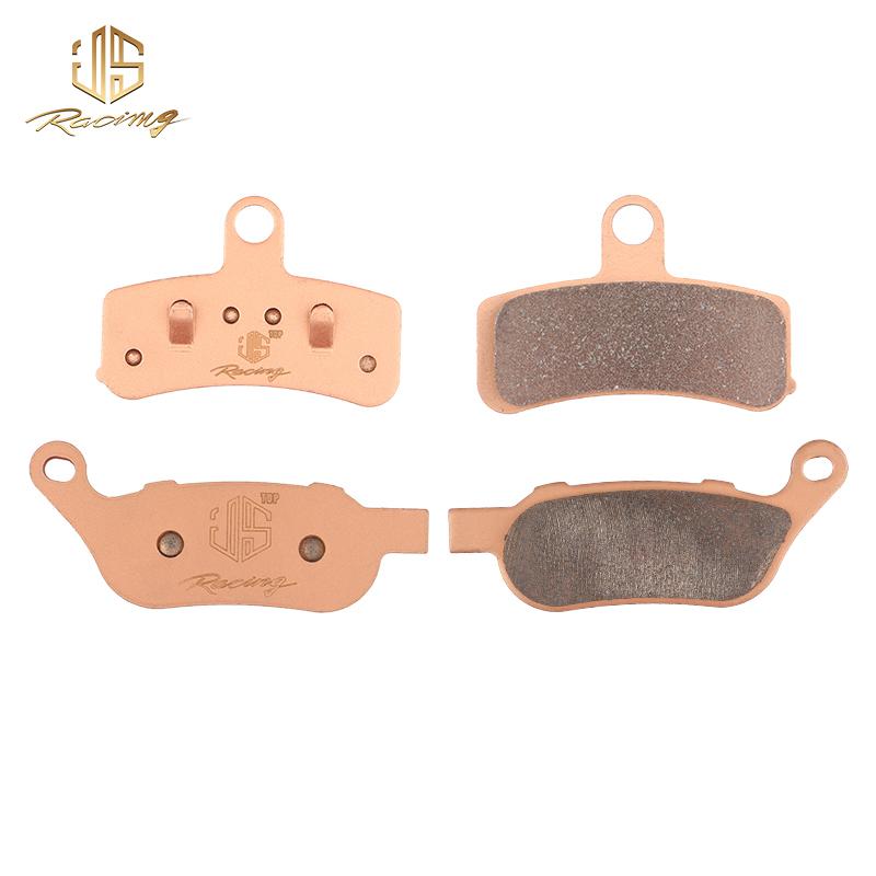 JSRAOIMG Sintered Brake Pads For Harley Dyna Super Wide Glide FXD Fat Boy FLSTFB Heritage Softail Slim Deluxe FLSTN FLSTC FLS