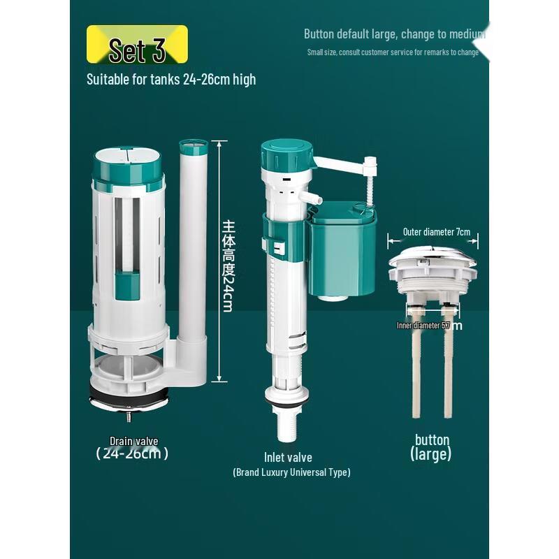 HANDUNYOU Toilet Tank Flush Kit