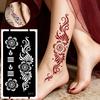 Lace Fake Tattoo Henna Tattoo Stencil Stickers Legs Arm Body Art Sticker  Finger Hand