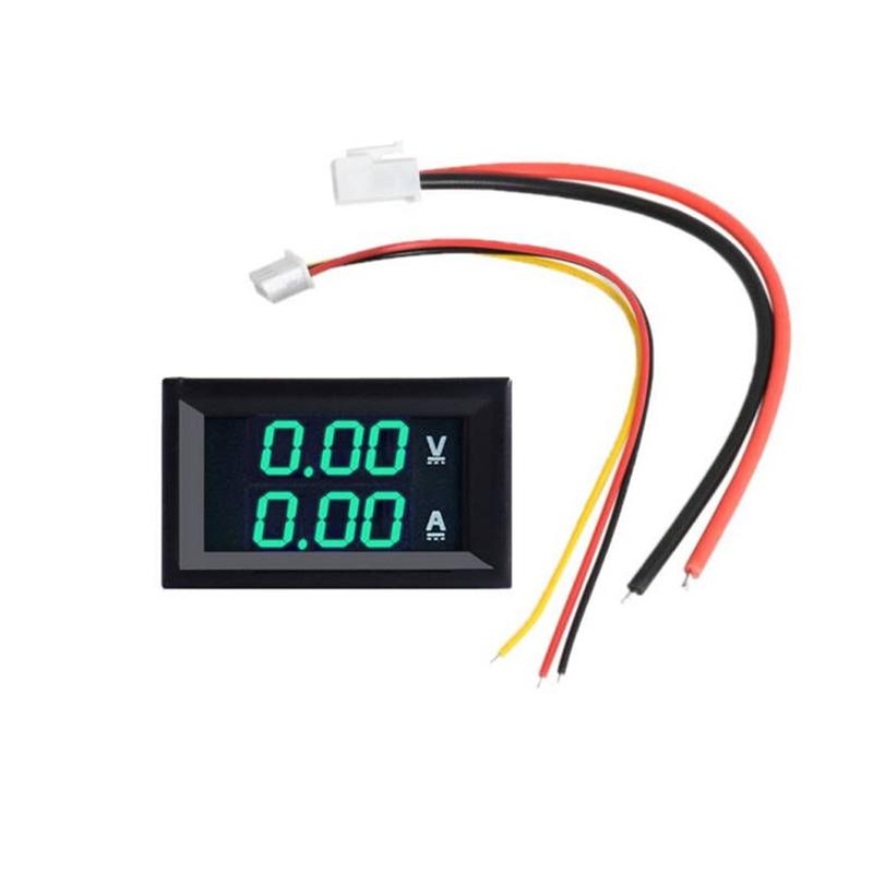 DC0-100V 10A LED Digital Voltmeter Ammeter Voltage Meters Tester Current Detector Monitor Panel Module Electrical Instruments