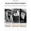 Car Leather Garbage Bags, Rear Seat Backrest Hanging Magnetic Absorption for Car Interior Cleaning Supplies