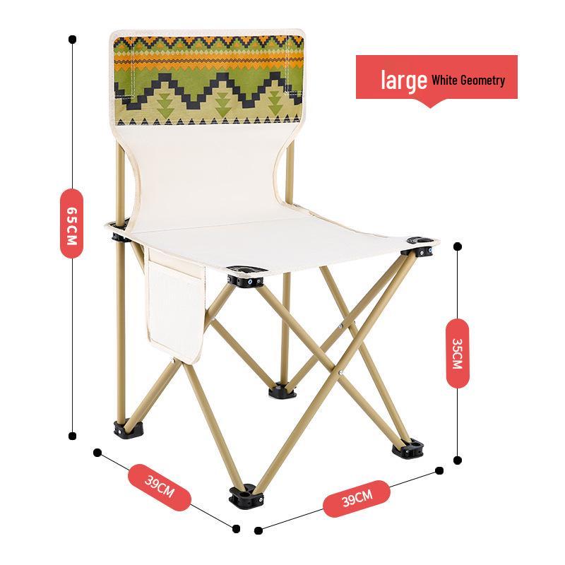 Portable Folding Camping Chair - Compact Outdoor Stool for Sketching and Fishing