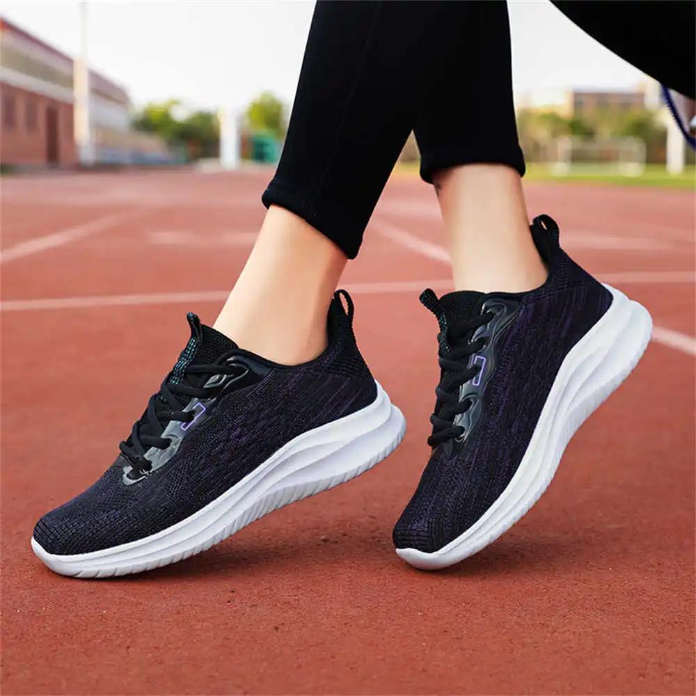 Size 38 Oversize Black White Sneakers Flats Original Women's Sports Shoes Brown Tennis Tenya Cheaper Top Sale Best Selling