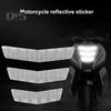 3ks Jasná noční výstražná nálepka Dobrý jas Praktická noční reflexní nálepka na motocykl