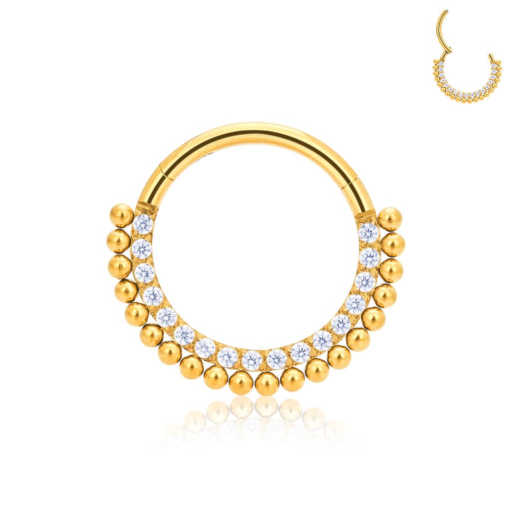 G23 Titanium Piercing Nose Ring Body Jewelry Hoop Earings ASTM F136 Cartilage Tragus Diaphragm Titanium Hing