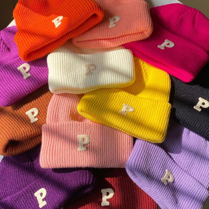 Versatile wool hat women's autumn and winter couple headband hat warm ear protection knitted cold hat men's tide