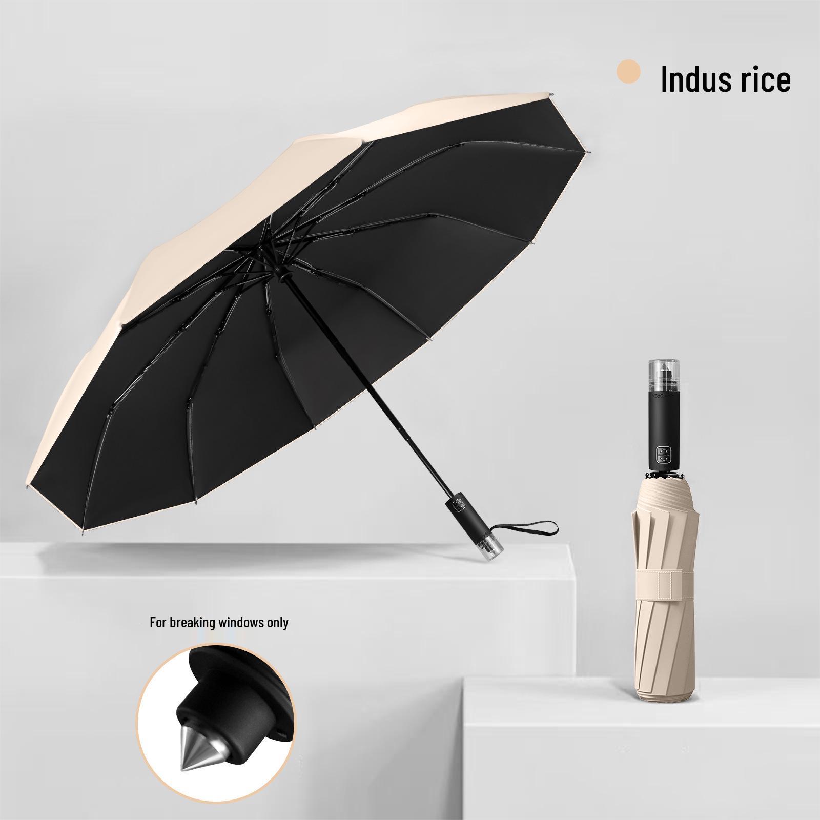 

Автоматический складной зонт: Мужской зонт от солнца и дождя с безопасным стеклобоем 10K