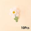 10Pcs Sewing Supplies Embroidery DIY Sewing Applique Small Daisies Flower Patch Yarn Flowers