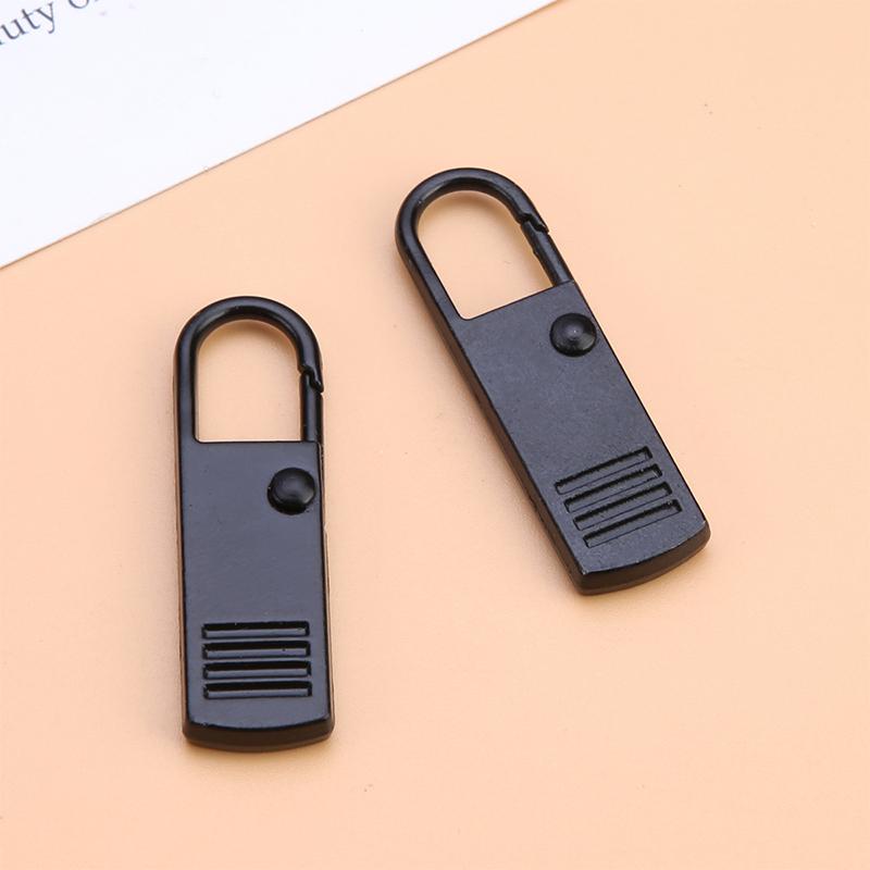 4pcs Removable Zip Puller, Jeans Backpack Jacket Clothes Shoes Boots Replacement Zip Accessories, Sewing Tools