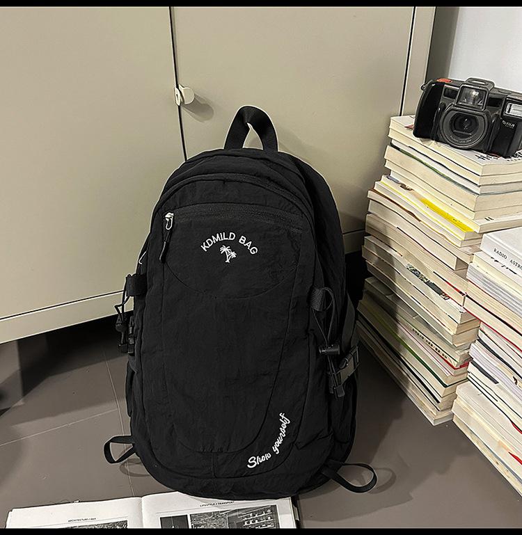 Schoolbag New Mori Ins High Value Fresh and Sweet Contrasting Color Splicing Backpack Couple Light Travel Mountaineering Backpack