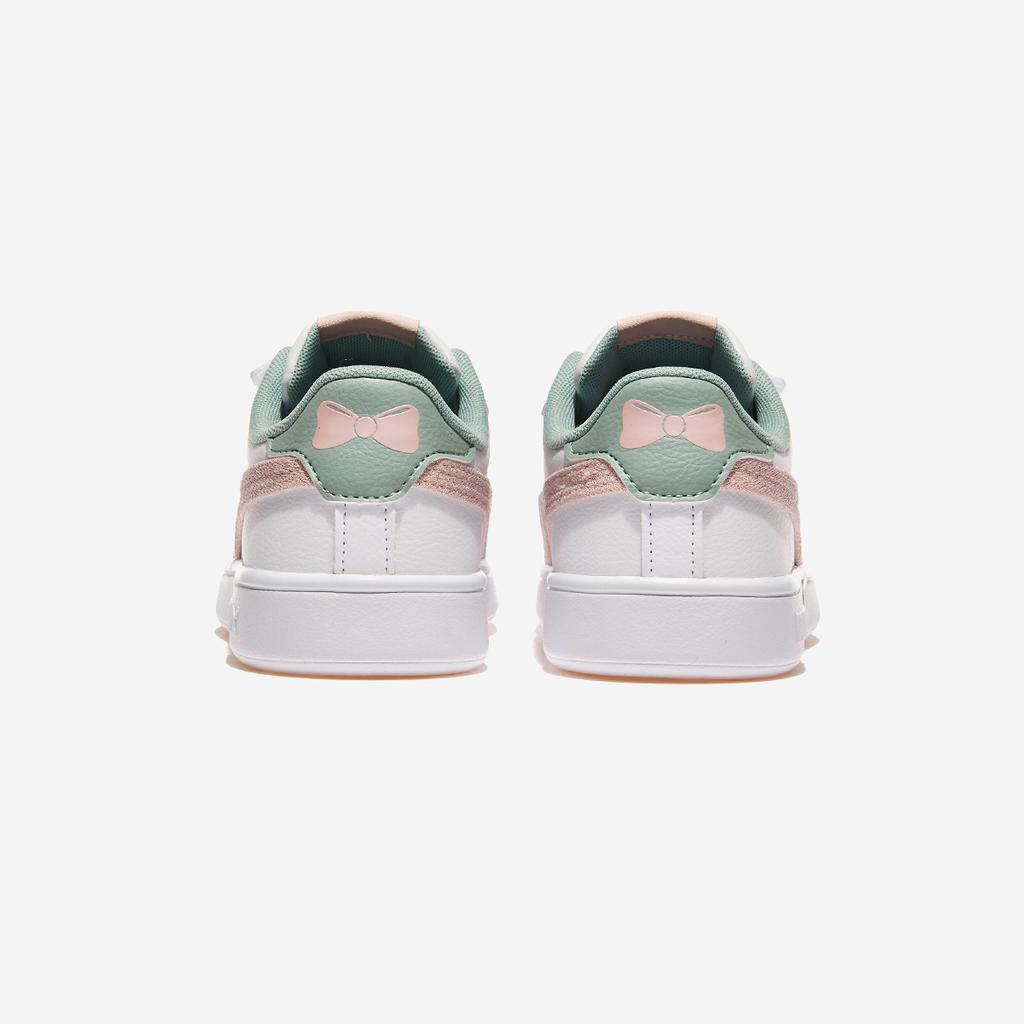Puma Smash 3.0 Girl Velcro Preschool [PKI40341801-PUMA White-Mauve Mist-Light Moss]
