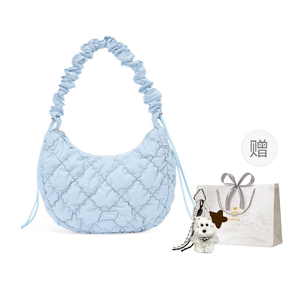 New Skechers Fabric Shoulder Bag, Crossbody Bag, Shoulder Bag Regular Unisex Frost Blue L125U057-03ZS