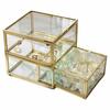 Luxury Jade Pendant Glass Jewelry Display & Storage Box