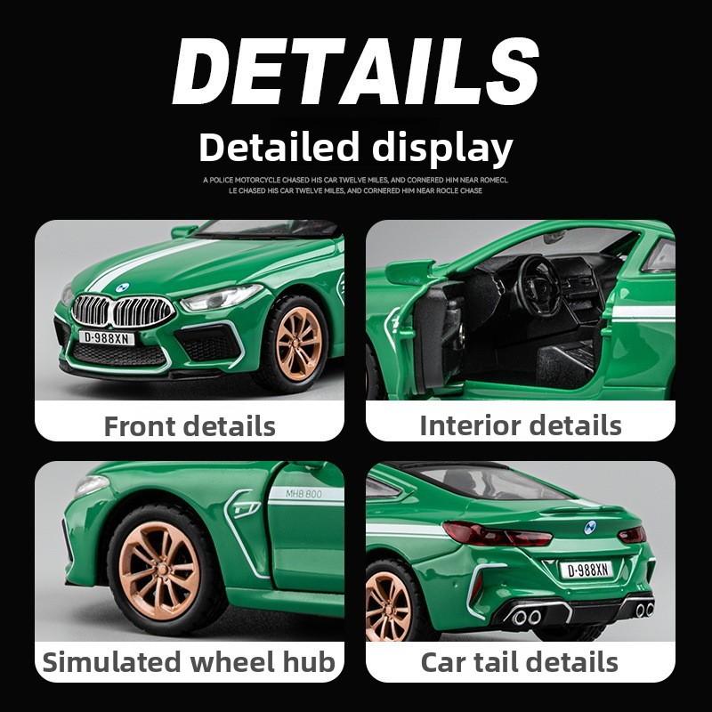 Car Alloy Model M8 Toy With Light Sound And Open Doors Collectors For