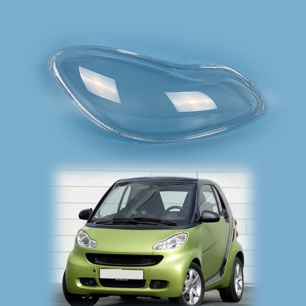 For Mercedes-Benz Smart Fortwo For two W451 2009-2015 Headlight Shell Transparent Mask Lens Replace The Original Lampshade