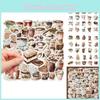 50diy Stickable Coffee Stickers For Notebooks Laptops Phones And More