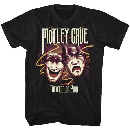 Motley Crue Classic Theater Of Pain Black Adult TShirt Unisex T-Shirt S