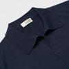 VERNO 24Ss Essential Open Collar Knit Navy