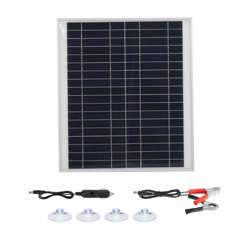 300W Solar Panel 18V Aluminum Monocrystalline Dual USB Power Portable Outdoor Solar Cell Solar Generator for Phone Laptop Camper