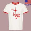 Camp North Star Men#039;s Ringer Red Size S3XL Unisex T-Shirt
