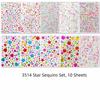 3D Rhinestone Rhinestone Stickers Mix-And-Match Self Adhesive Rhinestone Sticker  Dress-Up