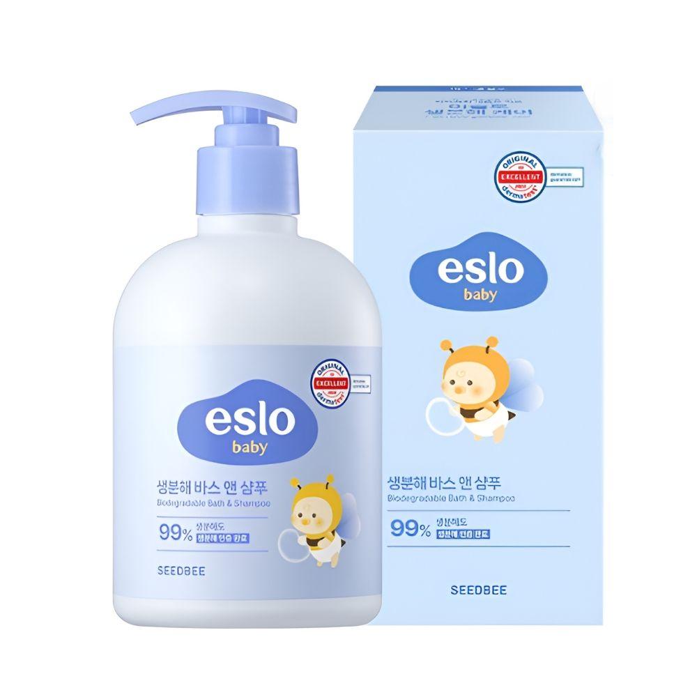SEEDBEE ISLO Biodegradable Baby Bath & Shampoo 500ml Gentle Tear Free All In One Cleanser