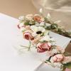 1/2Pcs Spring Bohemian Bridal Crown Hair Headdress Flower Wreath Bride Garland Head Hoop Headbands Hair Girls Wedding Decoration