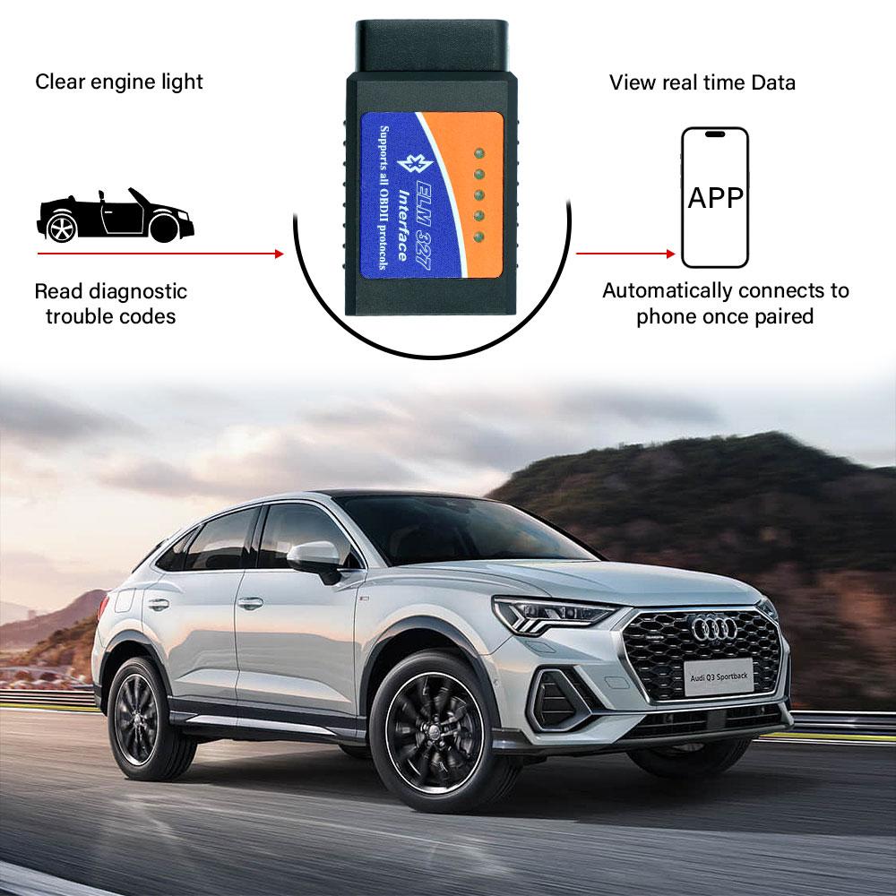 Code Reader ELM327 V2.1 OBD2 Scanner BT/Wifi ELM 327 OBD Car Diagnostic Tool For Android /IOS PK Vgate Icar2