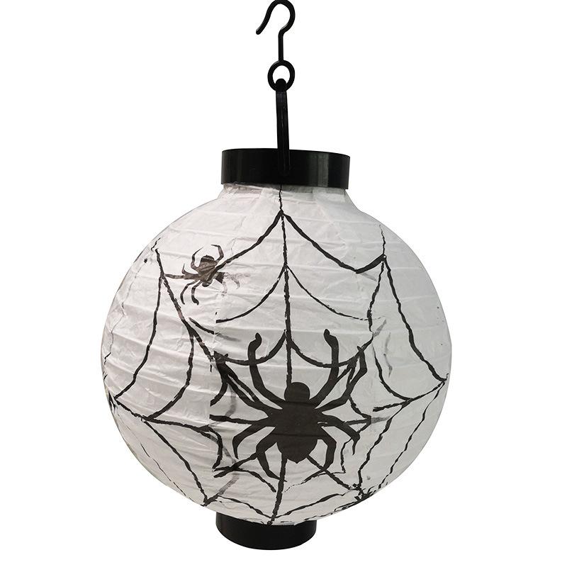 Halloween LED Pumpkin Paper Lanterns - Decor for Haunted Houses, Bars, and KTVs