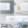 1 set Whiteboard Wall Stickers Dry Erase Reusable Static Cling Sheets Home Office Classroom Kids Drawing Non Damage Removable