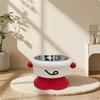 Elevated Pet Bowl Stainless Steel Heightened Canine Feeder NonSlip for Young Dogs,
