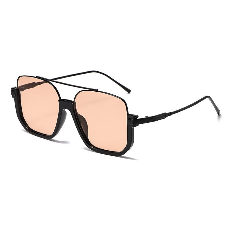 

Fashion Trend Half Frame Square Uv Protection Sunglasses Outdoor Street Shot Sunglasses Sunglasses Men