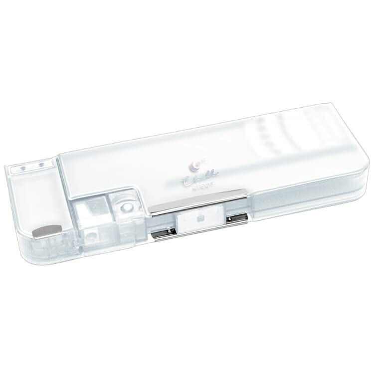 

Coolia Sheer Drop Soft Pencil Pencil Suitable for Elementary School Students Case, Clear, 730230, Sheer, Stylish, Double-Sided Case,