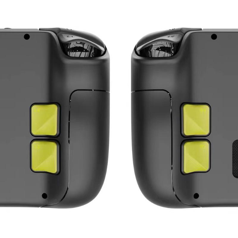 

Набор для улучшения задних кнопок, 4 шт., для игровой консоли Steam Deck Oled, улучшение хвата, комплект защиты кнопок для Steam Deck Lcd жёлтый