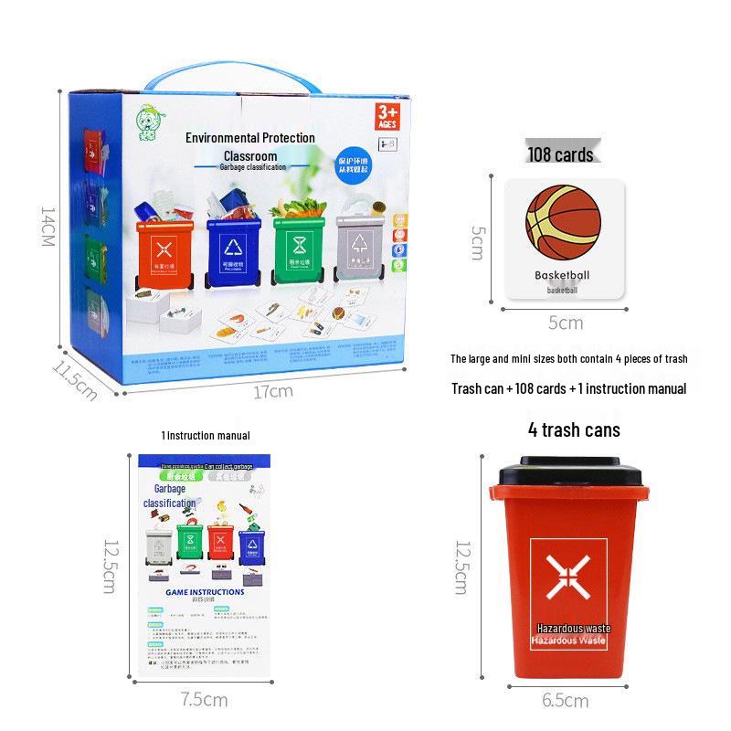 Children's Educational Garbage Sorting Toy - Kindergarten Gift