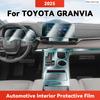 TPU For TOYOTA GRANVIA 2025 Transparent Protective Film Car Interior Central Control Navigation Panel Cover Accessories