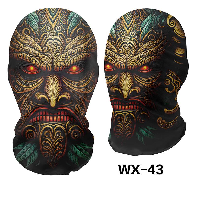 Kobe, Kanye, C Ronaldo 3D Portrait Skull Balaclava Hat