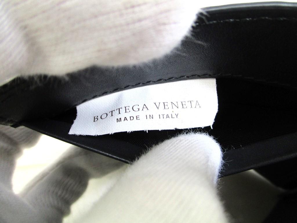 Autentická BOTTEGA VENETA Intrecciato tmavě šedá kožená peněženka s bifoldem #9546 renovovaná