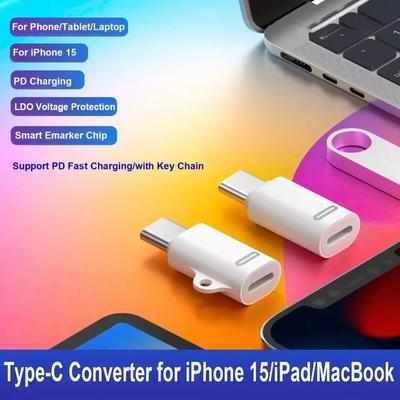 35W Type C To Lighting PD Fast Charging Converter Data Transmission Adapter for iPhone 15 Pro Max Plus for iPad/MacBook Pro