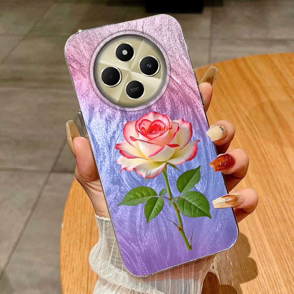 Gradient Colorful Butterfly For Xiaomi Redmi A5 A3 A3X A4 13C 14C Poco X7 Pro C71 C61 Phone Cases Clear Cover Soft Phone Case Funda Back Shell Bumper