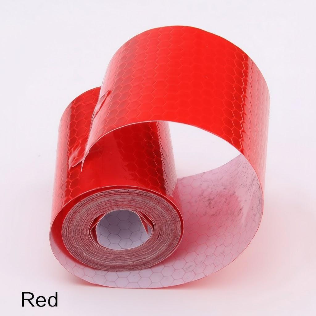 Safety Mark Reflective Car Styling Tape 5cmx3m Self Adhesive Warning Motorcycle Reflective Film