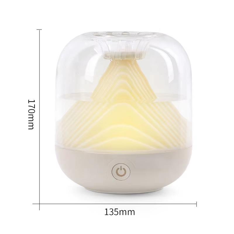 Portable wireless air humidifier rechargeable large capacity household aromatherapy essential oil mist landscape diffuser